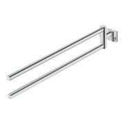 Duravit Porte-serviettes Karree 6,8x45cm, 2 bras, pivotant, chrome-2