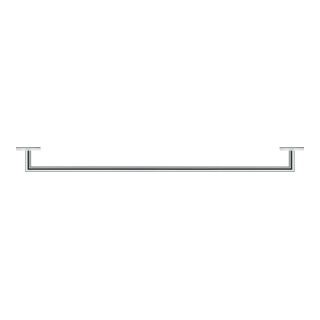 Duravit Porte-serviettes Karree 86,8x7 cm, chrome