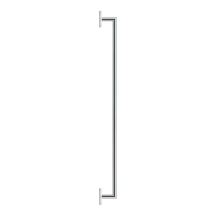 Duravit Porte-serviettes Karree 86,8x7 cm, chrome