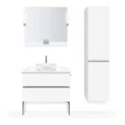 Duravit Porte-serviettes Sivida 35,5x3x7 cm, pour meuble sous lavabo, chrome-4