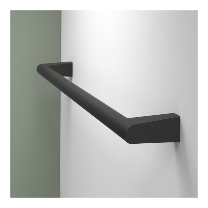 Duravit Porte-serviettes Sivida 35,5x3x7 cm, pour meuble sous-lavabo, noir