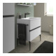 Duravit Porte-serviettes Sivida 35,5x3x7 cm, pour meuble sous-lavabo, noir-5