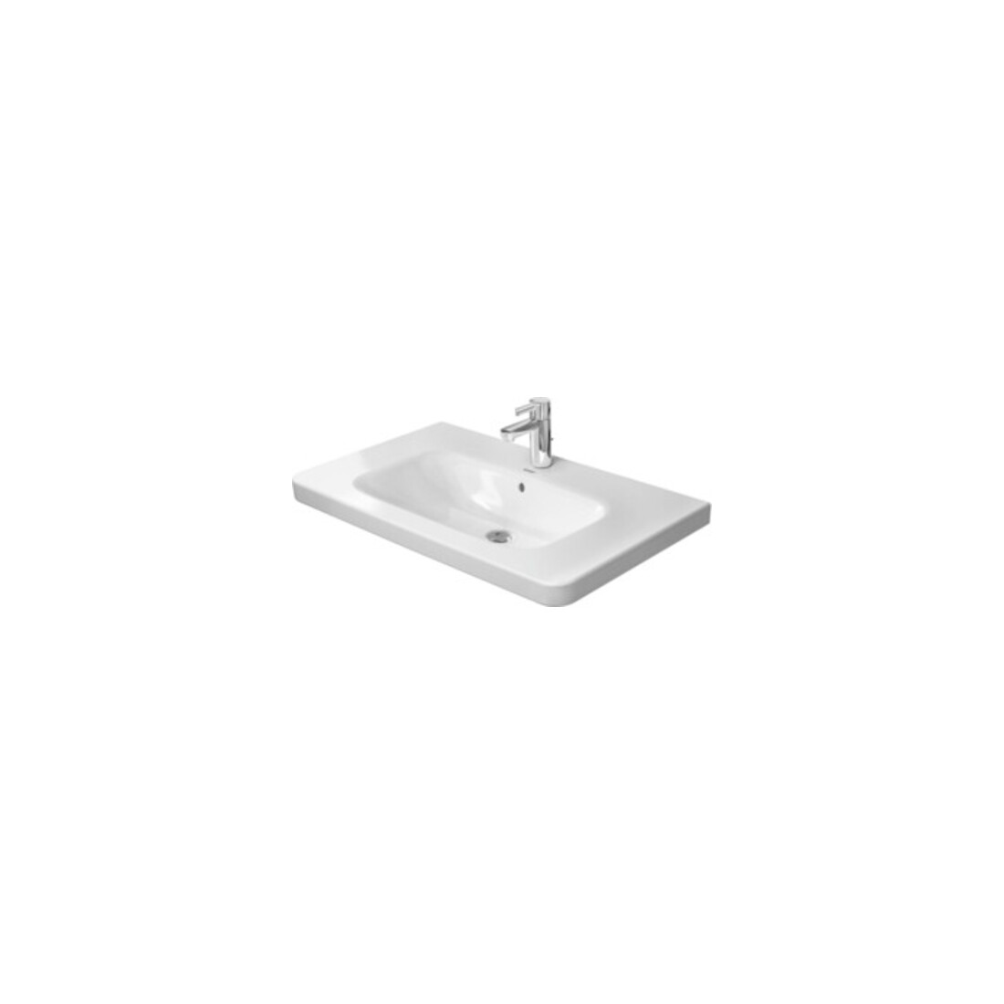 Duravit Push-Open-Bonde pour lavabos avec trop-plein, chrome
