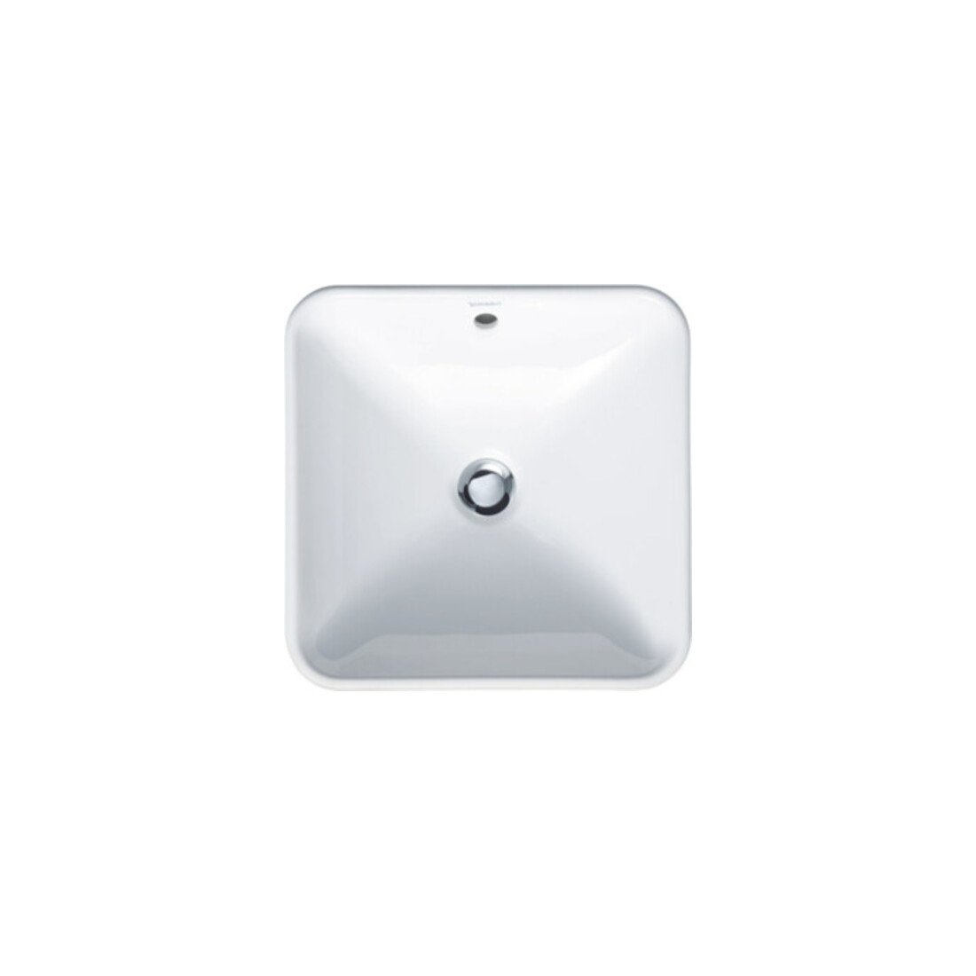 Duravit Push-Open-Bonde pour lavabos avec trop-plein, chrome