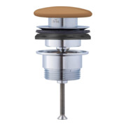 Duravit Push-Open Bouchon pour Lavabos avec Trop-plein, blanc