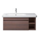 Duravit Push-Open-Ventil für Waschtische mit Überlauf, chrom-5