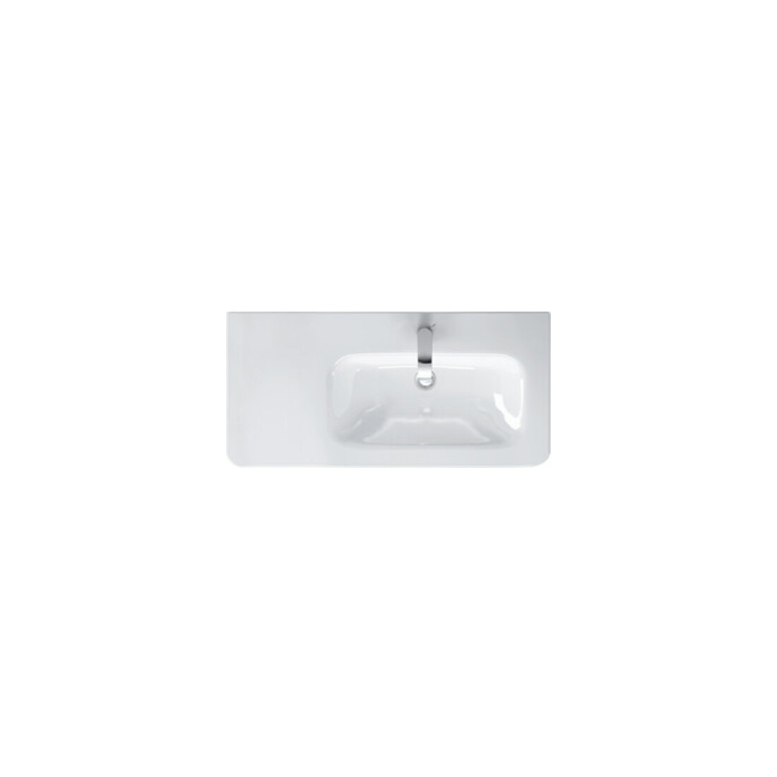 Duravit Push-Open-Ventil für Waschtische mit Überlauf, chrom
