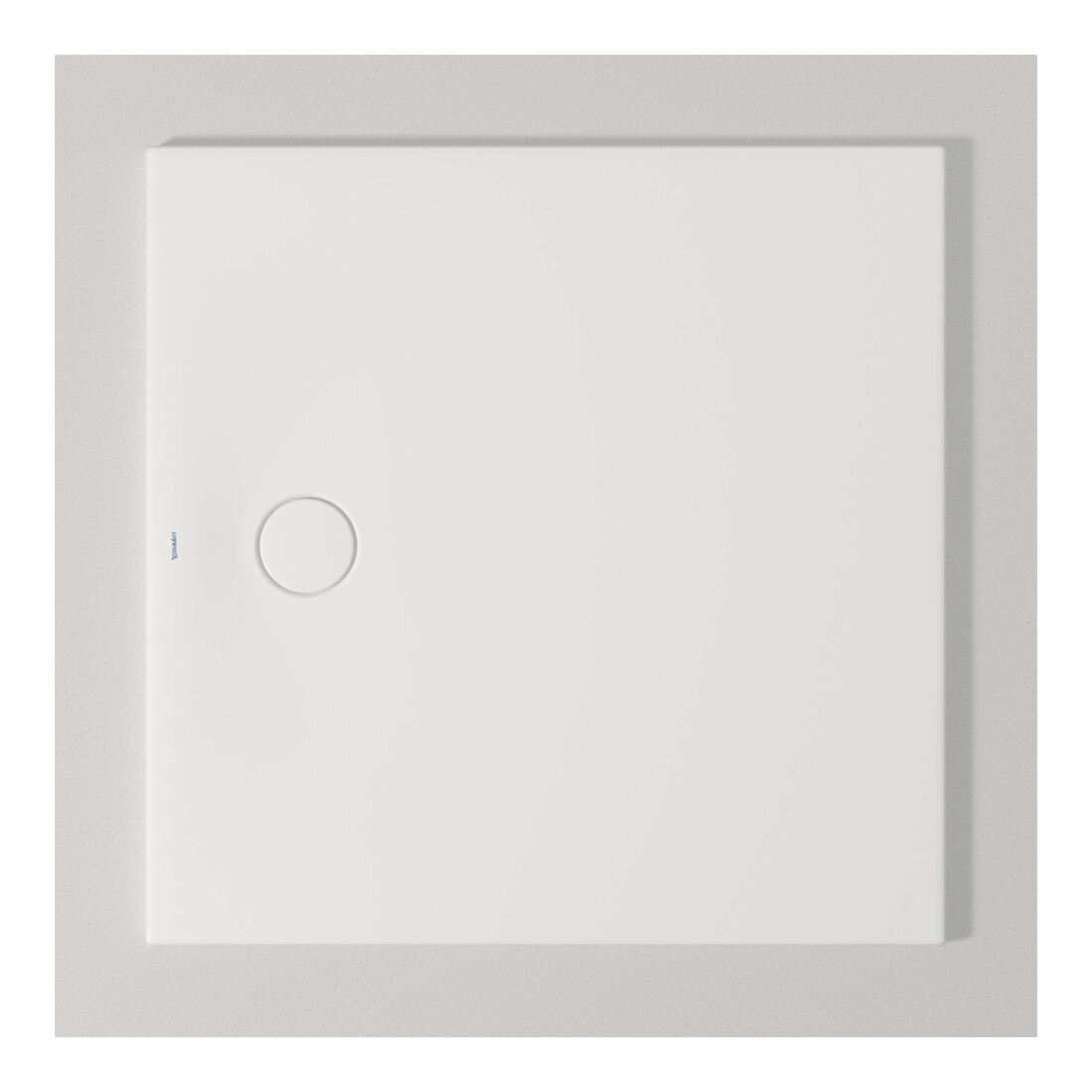 Duravit Quadrat Bac à douche Tempano 100x100x4 cm, affleurant, blanc