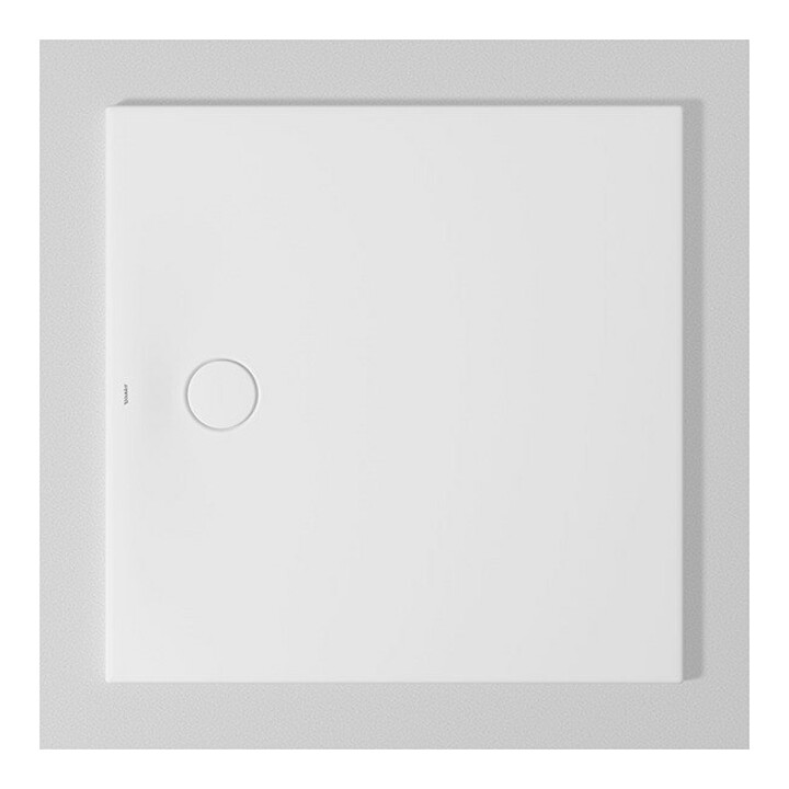 Duravit Quadrat Bac à douche Tempano 100x100x4 cm, affleurant, blanc
