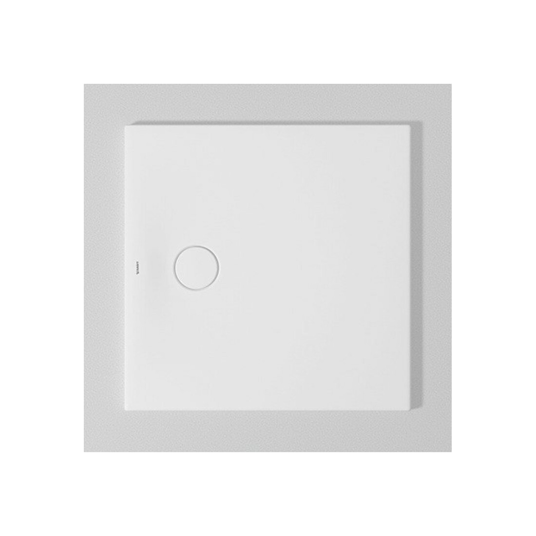 Duravit Quadrat Bac à douche Tempano 80x80x4 cm, blanc, affleurant, antidérapant