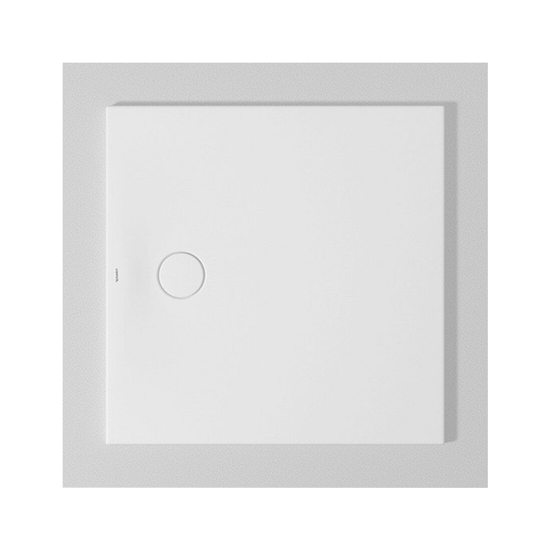 Duravit Quadrat Bac à douche Tempano 90x90x4 cm, affleurant, blanc