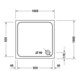 Duravit Quadrat-Duschwanne D-Code 100x100x8,5cm, Antislip, weiß-2