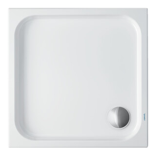 Duravit Quadrat-Duschwanne D-Code 80x80x8,5cm, Antislip, weiß