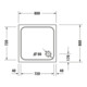 Duravit Quadrat-Duschwanne D-Code 80x80x8,5cm, Antislip, weiß-4