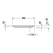Duravit Quadrat-Duschwanne D-Code 80x80x8,5cm, Antislip, weiß-5