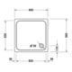 Duravit Quadrat-Duschwanne D-Code 90x90x8,5cm, Antislip, weiß-2