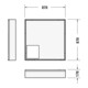 Duravit Quadrat-Duschwanne D-Code 90x90x8,5cm, Antislip, weiß-5