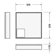 Duravit Quadrat-Duschwanne D-Code 90x90x8,5cm, Antislip, weiß-5