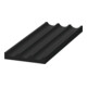 Duravit Rangement intérieur Qatego, panneau MDF, diamant noir, 10x37,1x1,6 cm-1