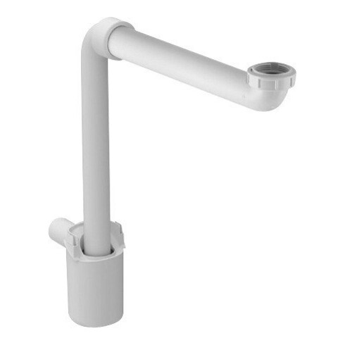 Duravit Raumsparsiphon 1 1/4", weiß