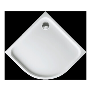 Duravit Receveur de douche quart de cercle D-Code 90x90x8,5 cm, antidérapant, blanc