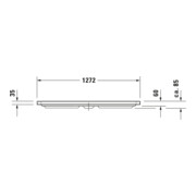 Duravit Receveur de douche quart de cercle D-Code 90x90x8,5 cm, antidérapant, blanc-2