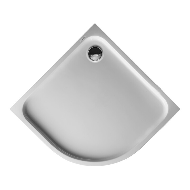 Duravit Receveur de douche quart de cercle D-Code 90x90x8,5 cm, antidérapant, blanc
