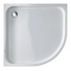 Duravit Receveur de douche quart de cercle D-Code 90x90x8,5 cm, blanc