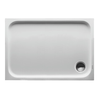 Duravit Receveur de douche rectangulaire D-Code 100x70x8,5 cm, blanc