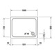 Duravit Receveur de douche rectangulaire D-Code 100x80x8,5 cm, antidérapant, blanc-2
