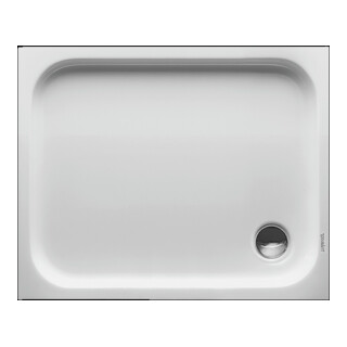 Duravit Receveur de douche rectangulaire D-Code 100x80x8,5 cm, blanc