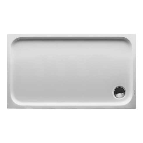 Duravit Receveur de douche rectangulaire D-Code 120x70x8,5 cm, blanc