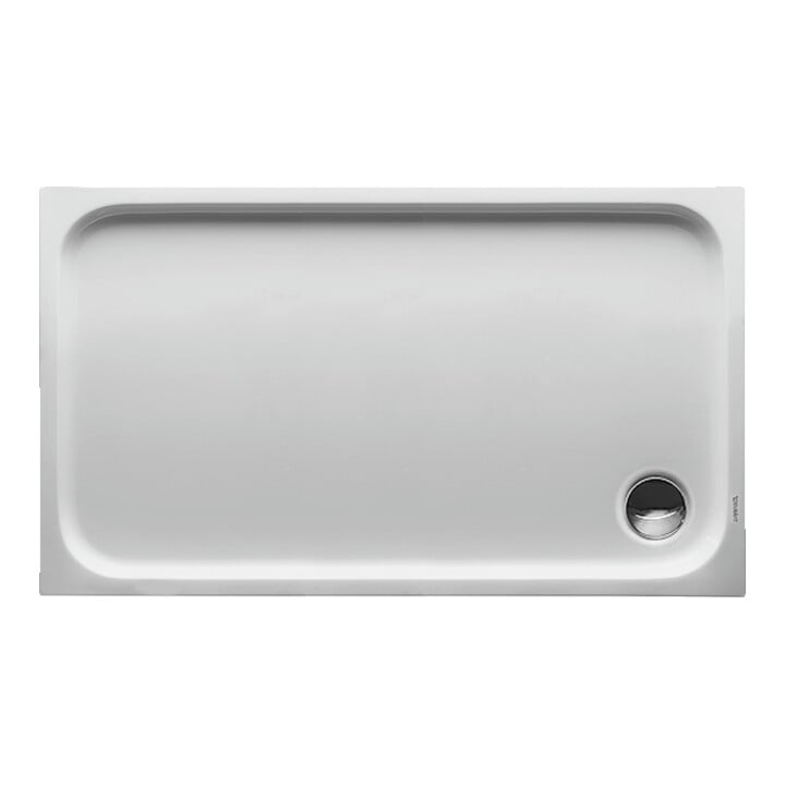 Duravit Receveur de douche rectangulaire D-Code 120x70x8,5 cm, blanc