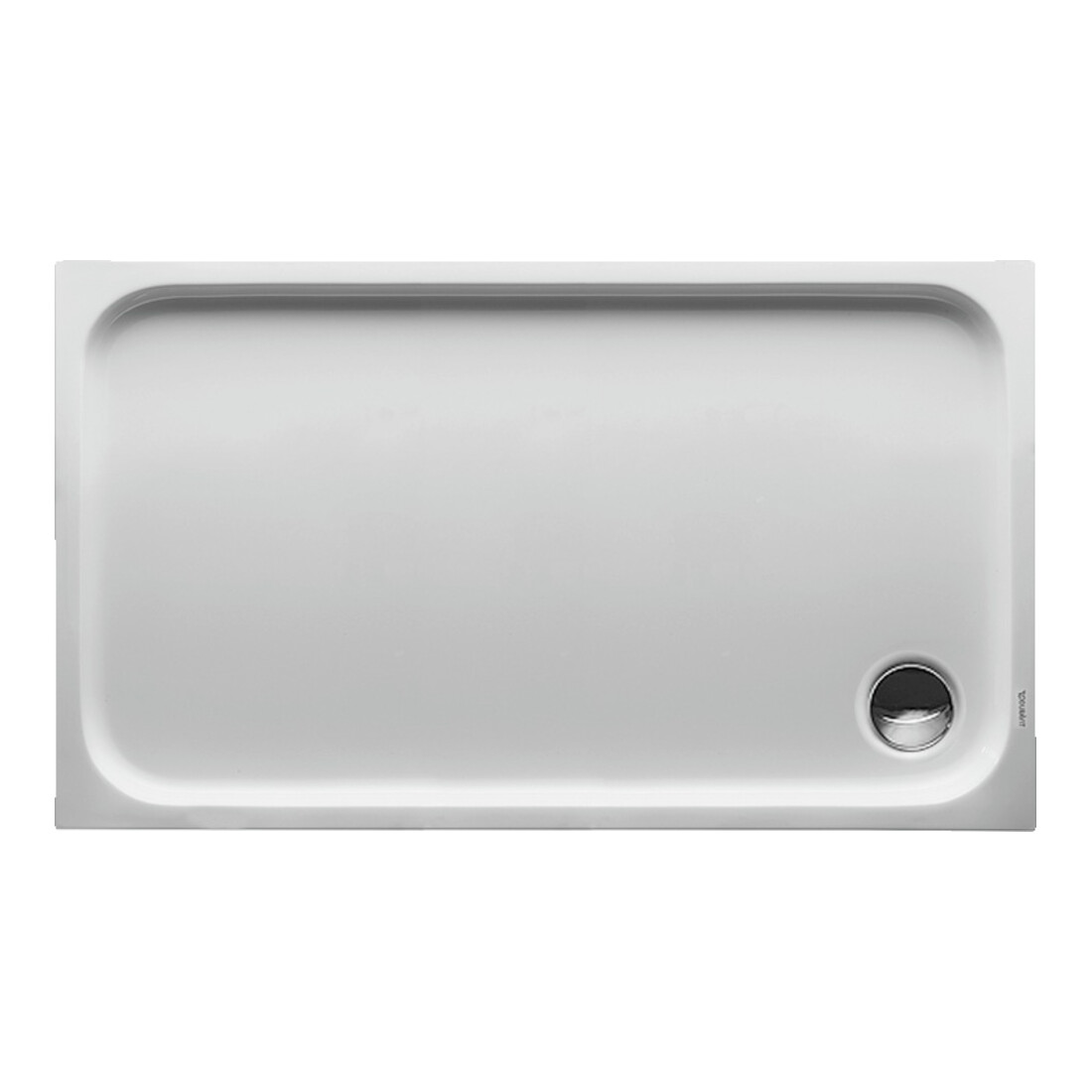 Duravit Receveur de douche rectangulaire D-Code 120x70x8,5 cm, blanc