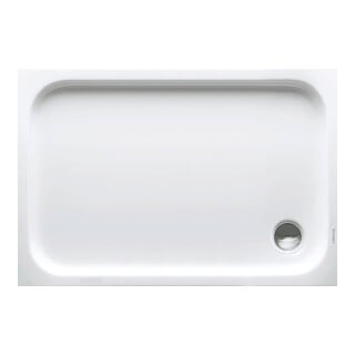 Duravit Receveur de douche rectangulaire D-Code 120x80x8,5 cm, antidérapant, blanc