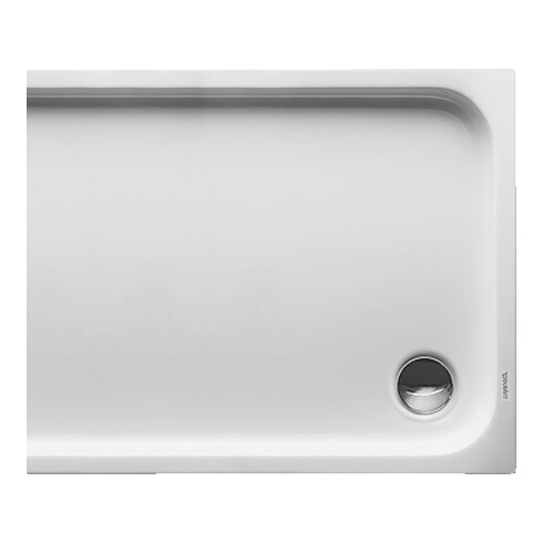 Duravit Receveur de douche rectangulaire D-Code 130x75x8,5 cm, antidérapant, blanc