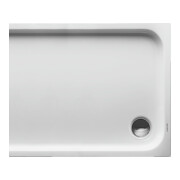 Duravit Receveur de douche rectangulaire D-Code 130x75x8,5 cm, antidérapant, blanc