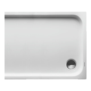 Duravit Receveur de douche rectangulaire D-Code 130x75x8,5 cm, blanc