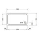 Duravit Receveur de douche rectangulaire D-Code 130x75x8,5 cm, blanc-2