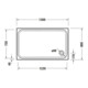 Duravit Receveur de douche rectangulaire D-Code 130x80x8,5 cm, antidérapant, blanc-4
