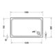 Duravit Receveur de douche rectangulaire D-Code 130x80x8,5 cm, blanc-4