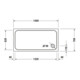 Duravit Receveur de douche rectangulaire D-Code 140x70x8,5 cm, blanc-2