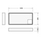 Duravit Receveur de douche rectangulaire D-Code 140x70x8,5 cm, blanc