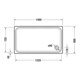 Duravit Receveur de douche rectangulaire D-Code 140x80x8,5 cm, blanc-4