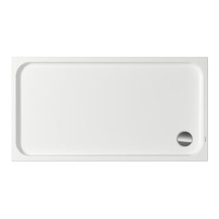 Duravit Receveur de douche rectangulaire D-Code 150x80x8,5 cm, antidérapant, blanc
