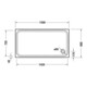 Duravit Receveur de douche rectangulaire D-Code 150x80x8,5 cm, blanc-4