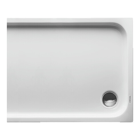Duravit Receveur de douche rectangulaire D-Code 170x75x8,5 cm, antidérapant, blanc