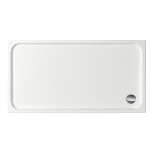 Duravit Receveur de douche rectangulaire D-Code 170x90x8,5 cm, antidérapant, blanc