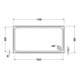 Duravit Receveur de douche rectangulaire D-Code 170x90x8,5 cm, blanc-4