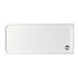 Duravit Receveur de douche rectangulaire D-Code 180x80x8,5 cm, antidérapant, blanc
